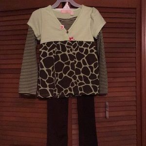 Girls long sleeve pants outfit